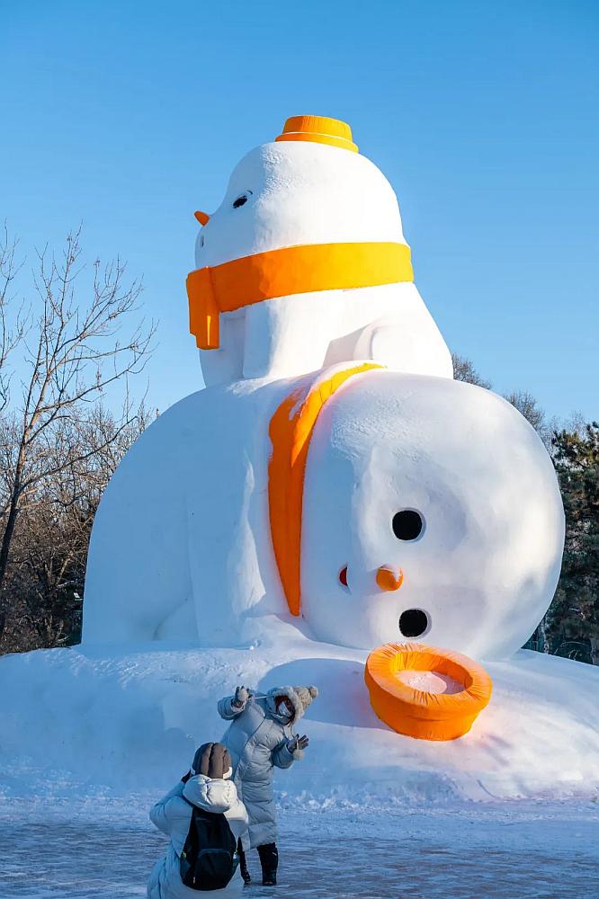 AI雪人与哈尔滨冰雪奇缘的奇妙之旅