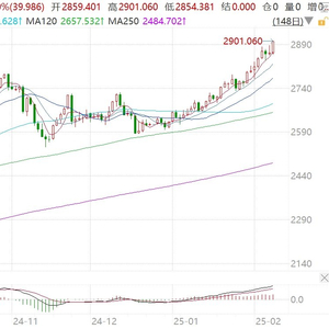 现货黄金突破新高，未来走势展望，站上2950美元关口